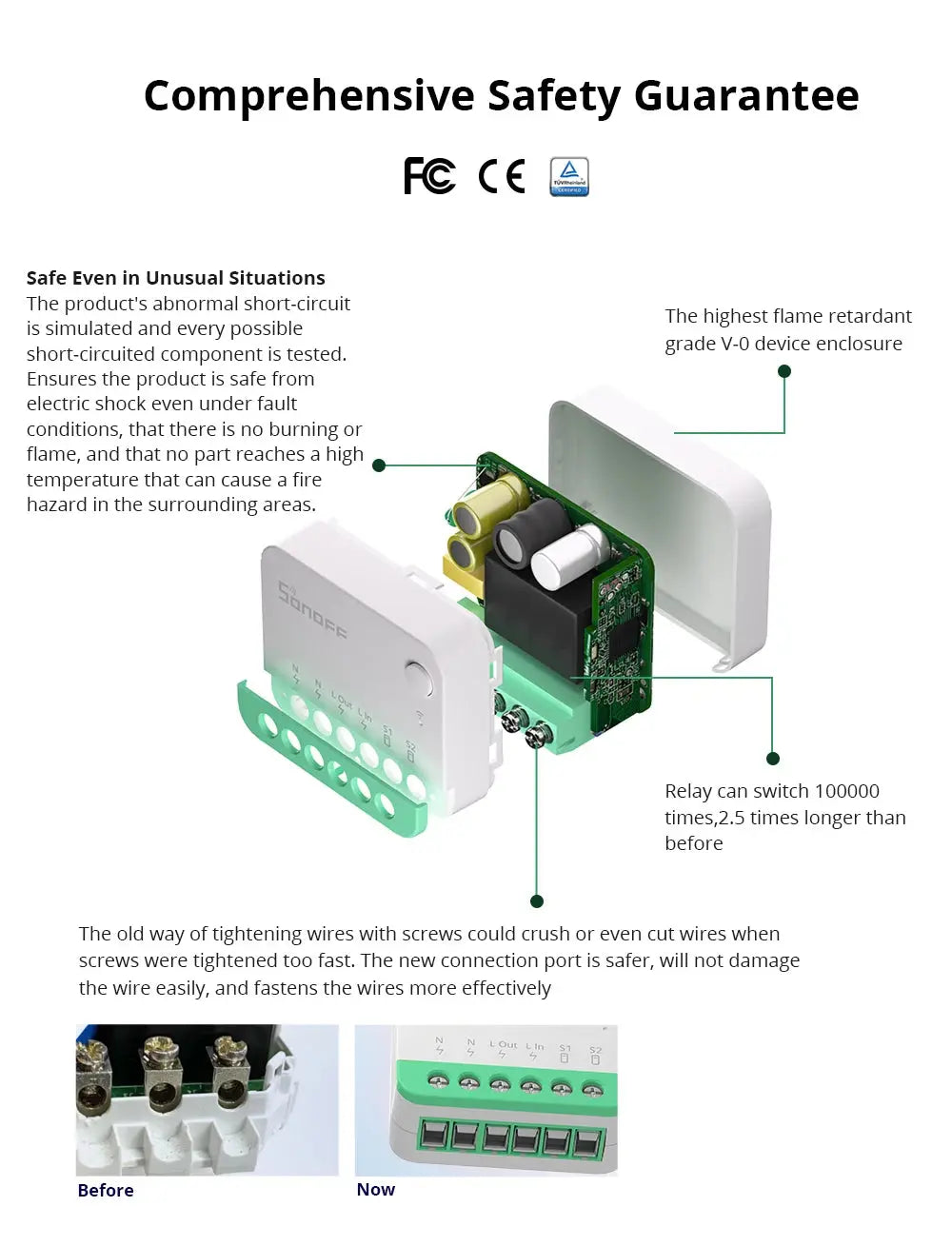Sonoff Mini R4 Matter WiFi Smart Home Light Switch Sonoff Mini R4 Extreme Matter Relay Work with Alexa Google Home Homekit Tech Triumph Shop