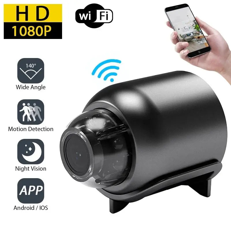 1080P New X5 Mini Camera Clear Night Vision Light weight Portable Premium Cams Motion Detection Wireless Surveillance Camera Tech Triumph Shop