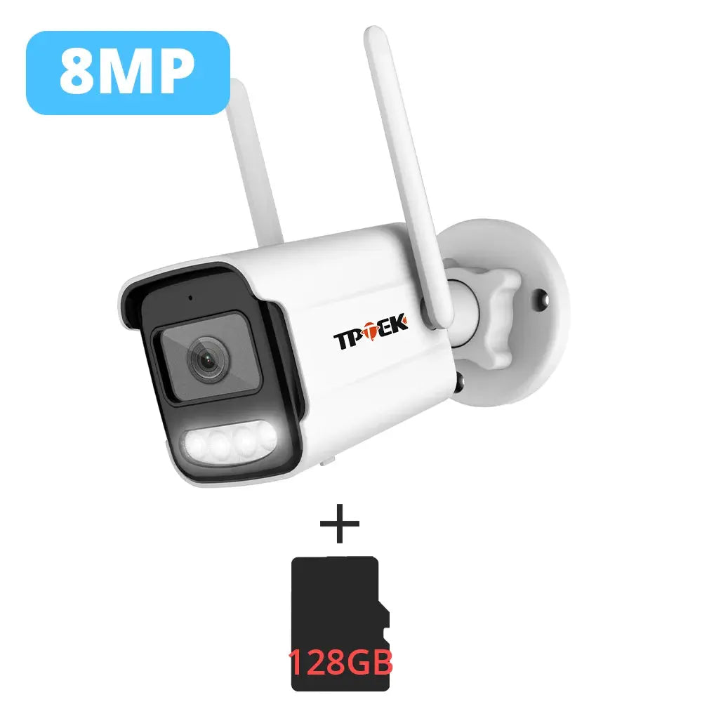 8MP 4K IP Camera Wifi Wireless 5MP AI Human Detect iCSee CCTV Bullet Outdoor Surveillance Security Protection Video Camera Cam Tech Triumph Shop