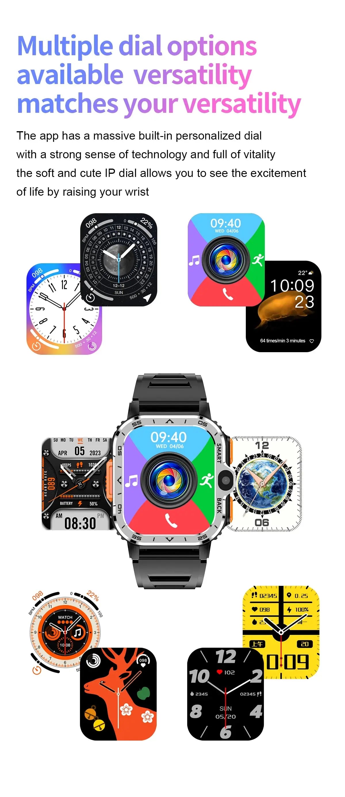 Valdus PGD Android Smart Watch Men GPS 16G/64G ROM Storage HD Dual Camera NFC 2G 4G SIM Card WIFI Wireless Fast Internet Access - Tech Triumph Shop
