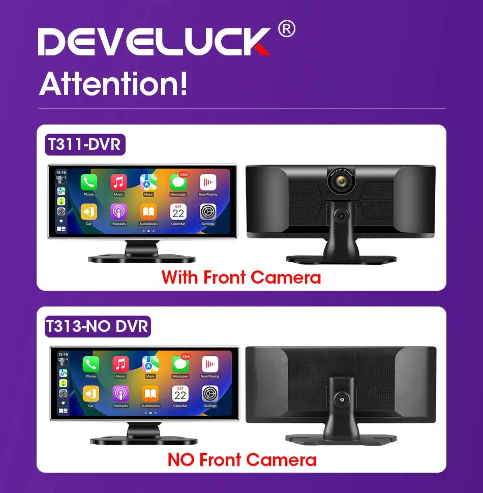 10/11.26 inch Dash Cam 4K Car DVR Wireless Carplay & Android Auto GPS Navigation Video Recorder Dashboard Dual Lens Wifi FM AUX Tech Triumph Shop