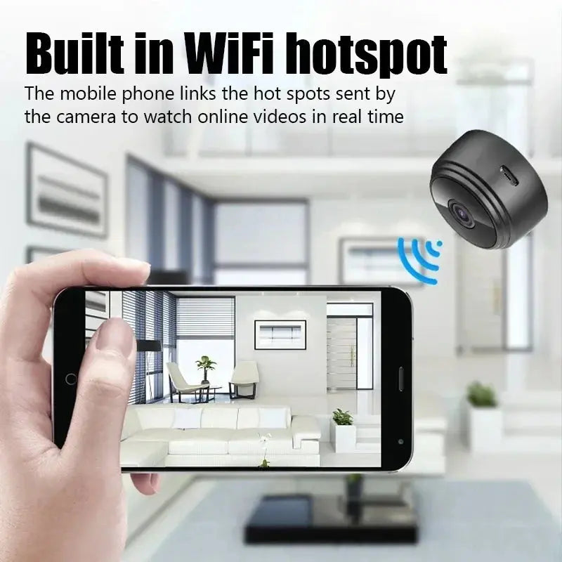 A9 WiFi Mini Camera Wireless Video Recorder Security Protection Camera Smart Home Monitoring Camera For Infants And Pets Tech Triumph Shop