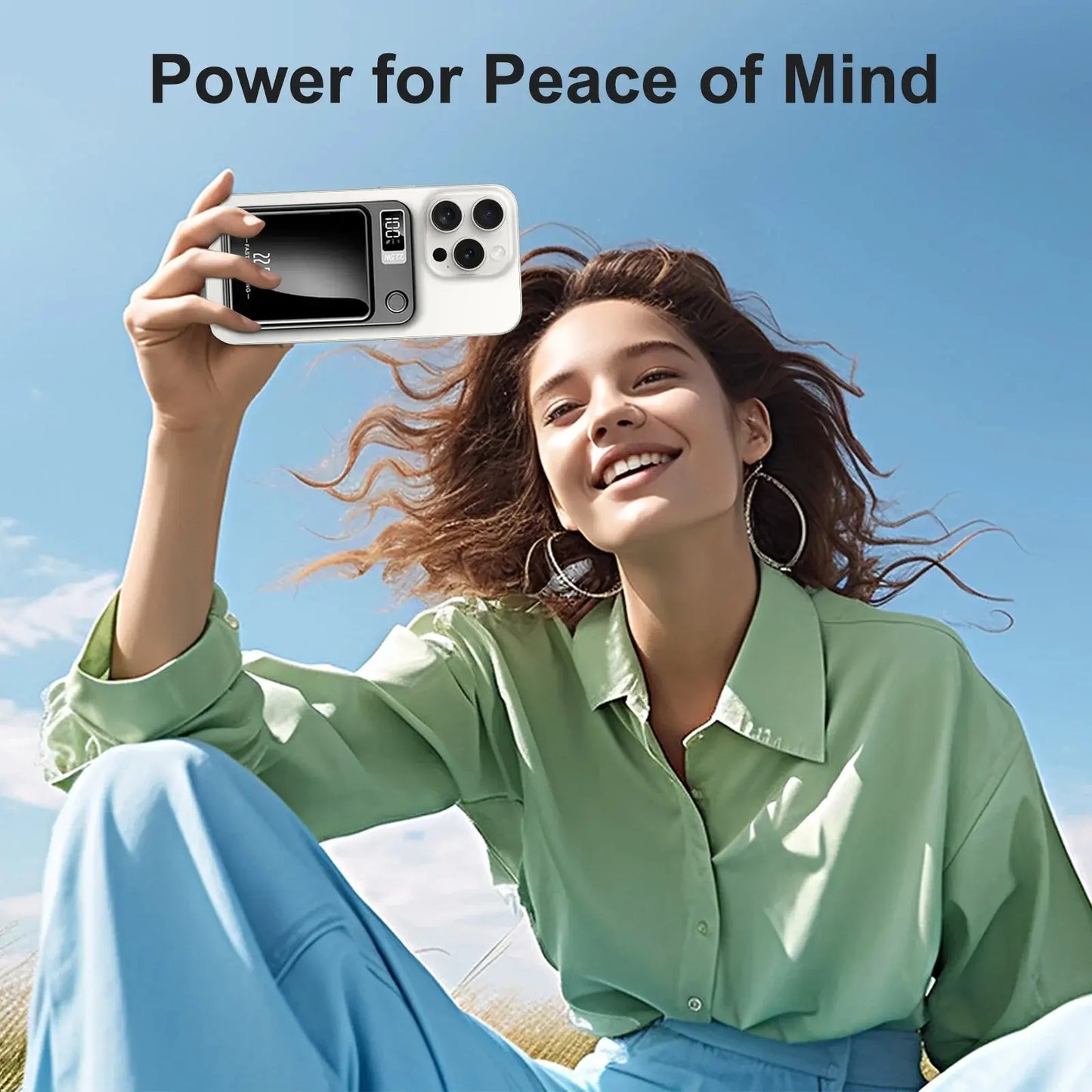 10000mAh Power Bank Magnetic Wireless Charger PD 22.5W Fast Charging for iPhone 15/14/13/12/Pro Max/Pro/Plus/Mini/ AirPods 3/2 Tech Triumph Shop