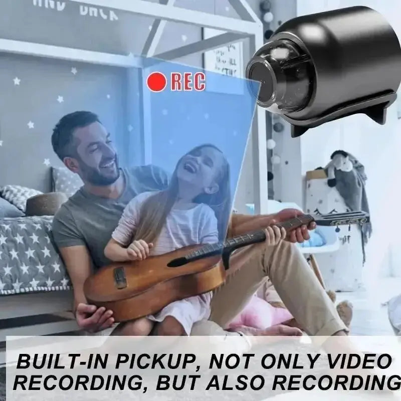 1080P New X5 Mini Camera Clear Night Vision Light weight Portable Premium Cams Motion Detection Wireless Surveillance Camera Tech Triumph Shop