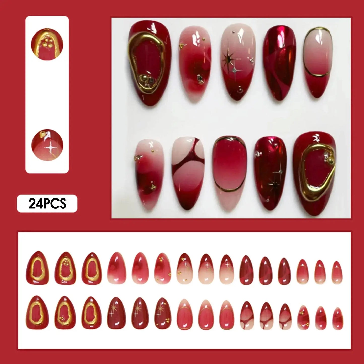 24pcs White Flower Fake Nail Tips Ins Yellow Pink Blush False Nails Wearable Full Cover European Almond Shaped Press on Nails Tech Triumph Shop