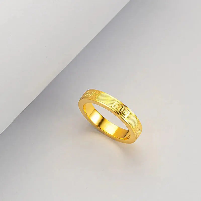 100% Original 18K Gold Jewelry Rings for Women Wedding Rings Bohemia Engagement Irregular Anillos Mujer 18 K Gold with Box Tech Triumph Shop