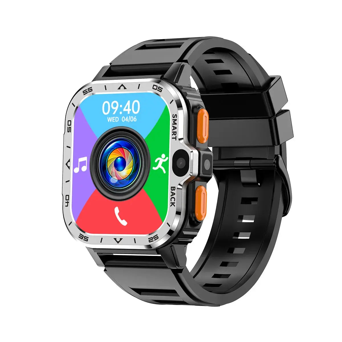 Valdus PGD Android Smart Watch Men GPS 16G/64G ROM Storage HD Dual Camera NFC 2G 4G SIM Card WIFI Wireless Fast Internet Access - Tech Triumph Shop