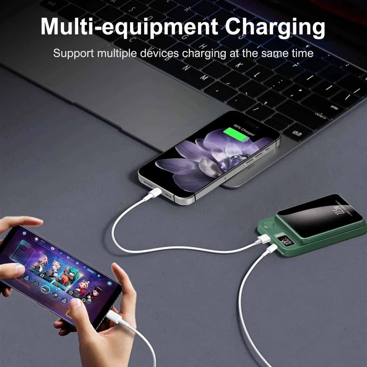 10000mAh Power Bank Magnetic Wireless Charger PD 22.5W Fast Charging for iPhone 15/14/13/12/Pro Max/Pro/Plus/Mini/ AirPods 3/2 Tech Triumph Shop