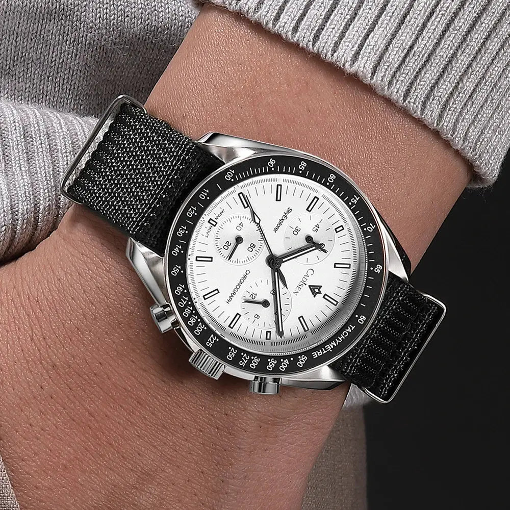 CADISEN New Men's Watches Luxury Quartz Wrist Watch For Men Sapphire AR Coated Tech Triumph Shop
