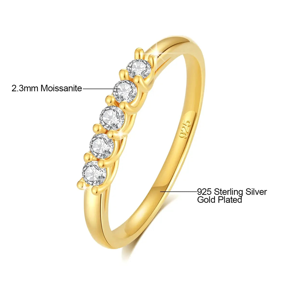 100% Real 14k Gold Ring Wedding Band Moissanite Diamond Promise K Gold Gifts For Women High Quality Luxury Engagement Jewelry Tech Triumph Shop
