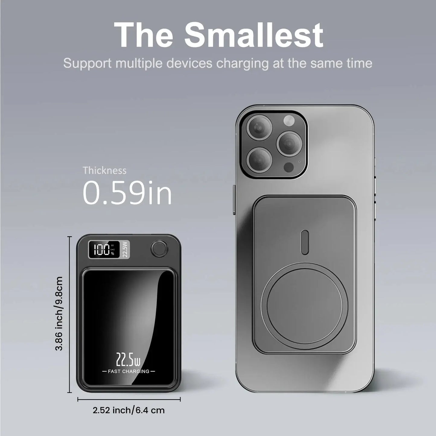 10000mAh Power Bank Magnetic Wireless Charger PD 22.5W Fast Charging for iPhone 15/14/13/12/Pro Max/Pro/Plus/Mini/ AirPods 3/2 Tech Triumph Shop