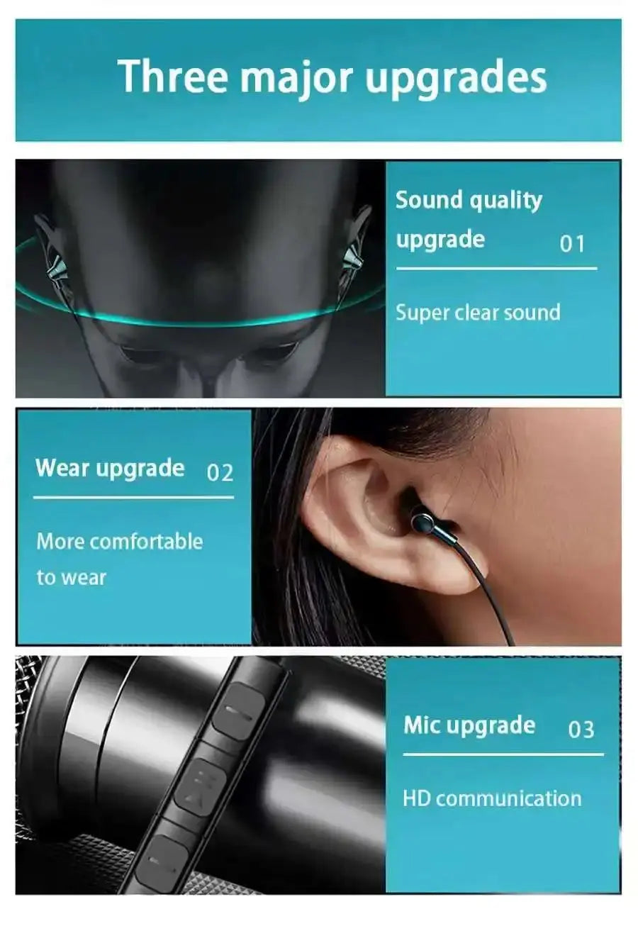 9D Bass Stereo Type C&3.5mm Headphones Volume Control Headset With HD Mic Wired Earbuds For iPhone15/16 Samsung Galaxy Earphones Tech Triumph Shop