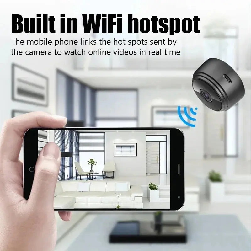 A9 WiFi Mini Camera Wireless Video Recorder Security Protection Camera Smart Home Monitoring Camera For Infants And Pets Tech Triumph Shop
