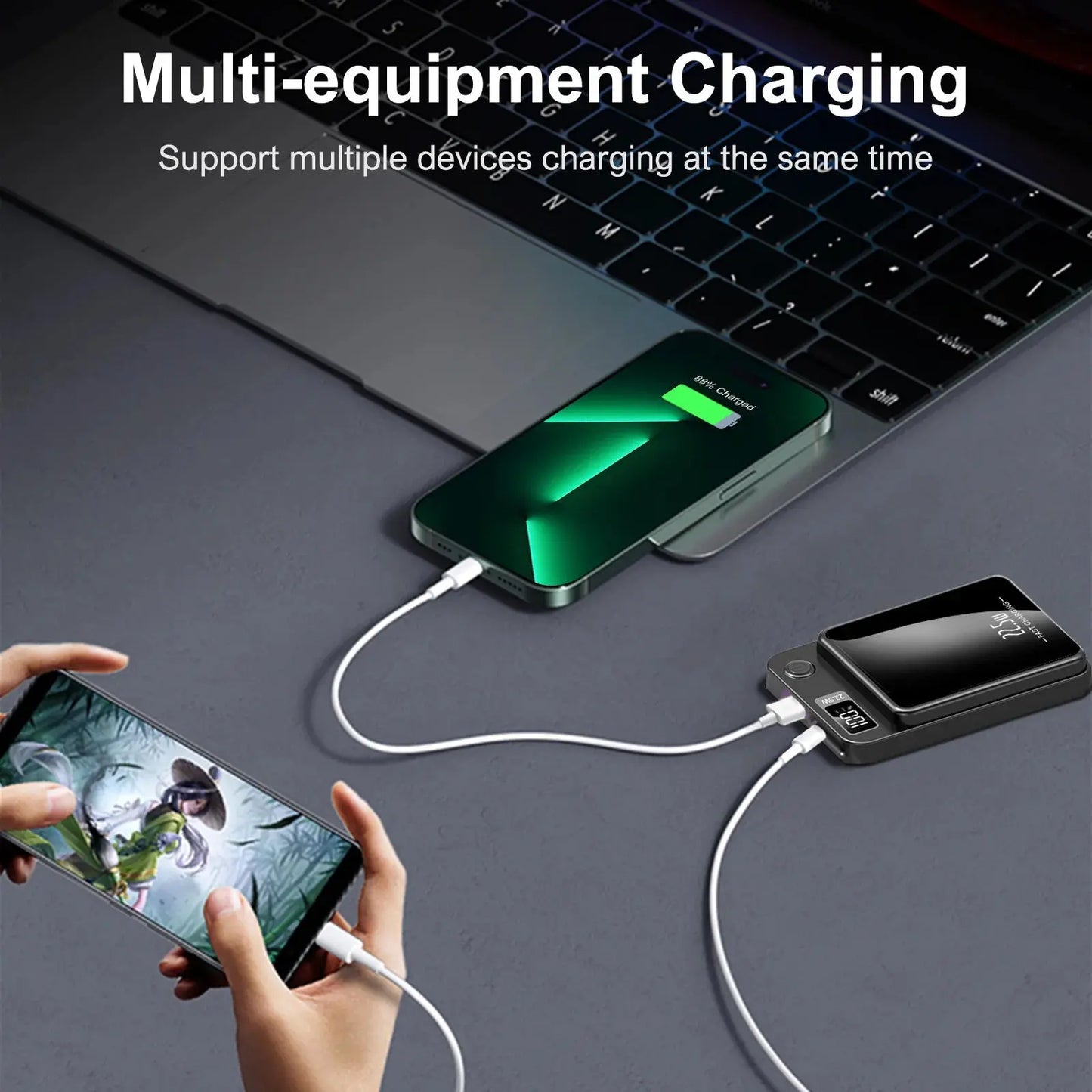 10000mAh Power Bank Magnetic Wireless Charger PD 22.5W Fast Charging for iPhone 15/14/13/12/Pro Max/Pro/Plus/Mini/ AirPods 3/2 Tech Triumph Shop