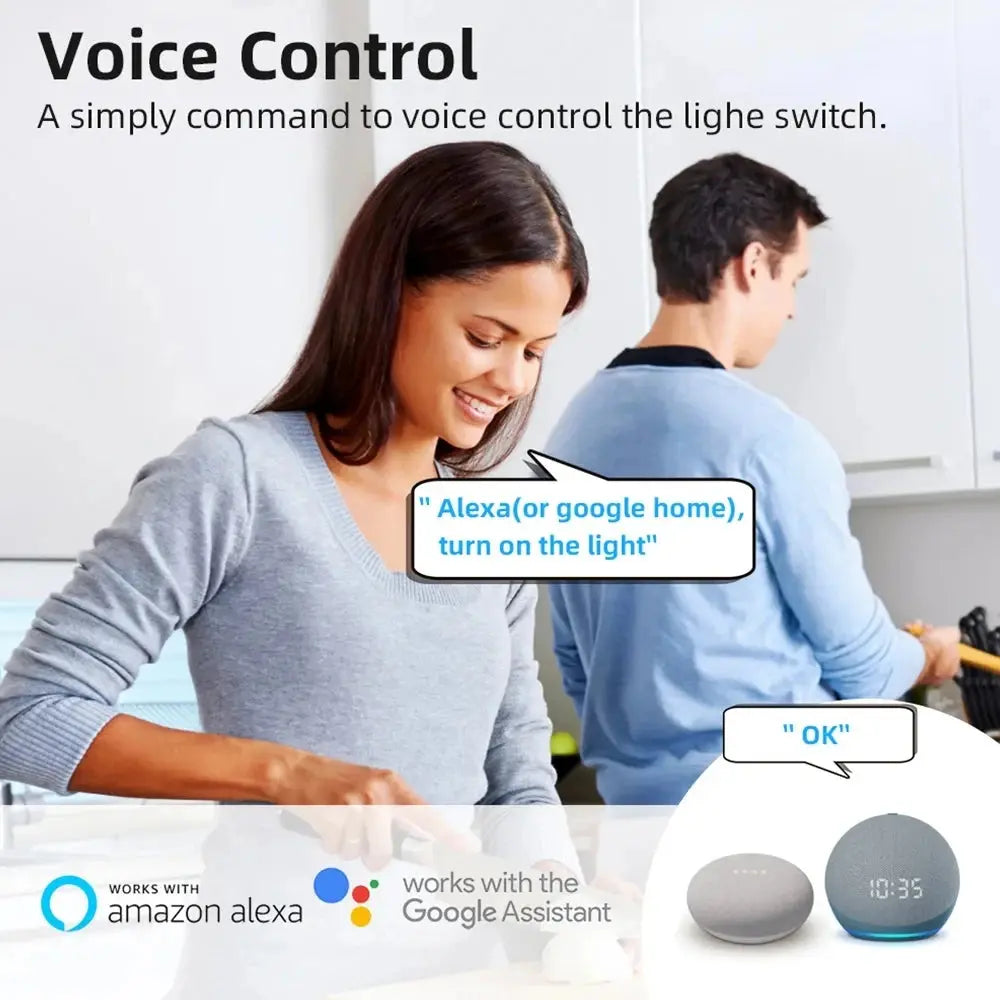 16A MINI Wifi Smart Switch Breaker 2WAY Control Timer Wireless Switches Smart Home Automation Work With Tuya Alexa Google Home Tech Triumph Shop