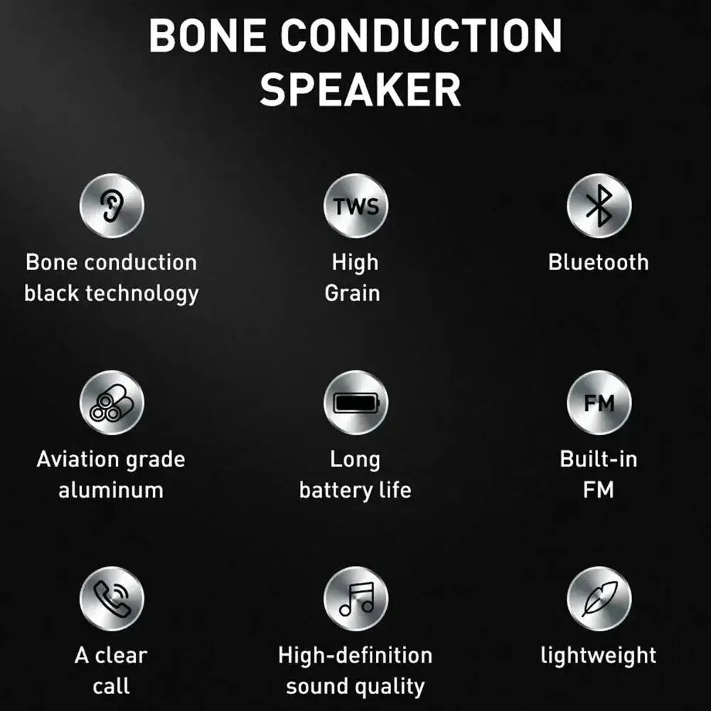 2025 Hot Bone Conduction Speaker Bluetooth-Compatible TWS Wireless Stereo Sound Hummingbird Speaker - Tech Triumph Shop