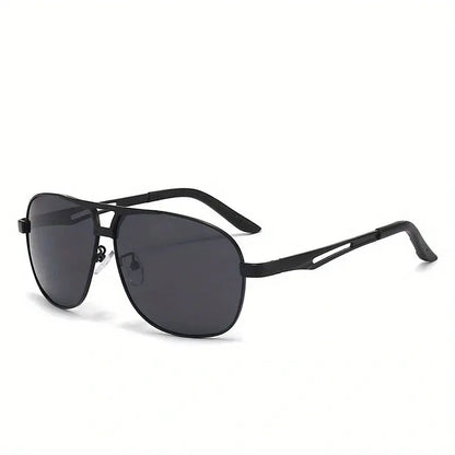 Fashion Gradient Sunglasses for Men Big Frame Pilot Sun Glasses Design Anti-reflective Lunette De Soleil Homme UV400 Tech Triumph Shop