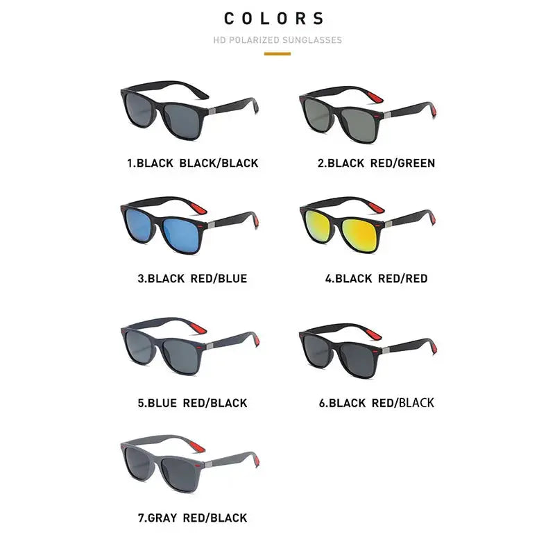 Night Vision Glasses PC Frame Polarized Sunglasses Men Outdoor Sport Sun Glasses Day Night Vision Driver Night Glasses Goggles Tech Triumph Shop