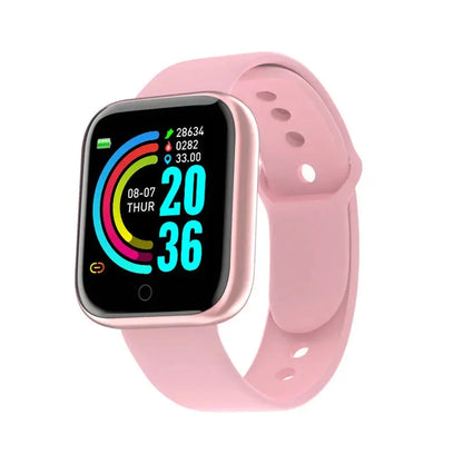 Multifunctional Smart Watch Men Women Bluetooth Connected Phone Music Fitness Sports Bracelet Sleep Monitor Y68 Smartwatch D20 - Tech Triumph Shop