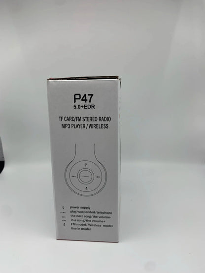 P47 Wireless bluetooth headphone With Mic Noise Cancelling Headsets Stereo Sound Earphones Sports Gaming Headphones Supports PC Tech Triumph Shop