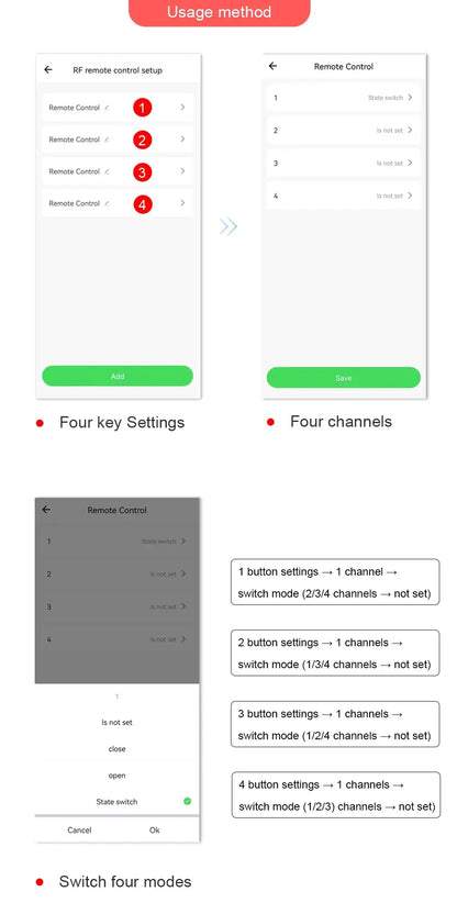 4CH Tuya Wifi Relay Smart Wireless Switch Module 4 Channel 7-32V 85-250V 220V 110V 2200W RF433 10A 4 Way Receiver For Alexa Tech Triumph Shop