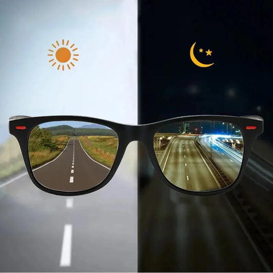 Night Vision Glasses PC Frame Polarized Sunglasses Men Outdoor Sport Sun Glasses Day Night Vision Driver Night Glasses Goggles Tech Triumph Shop