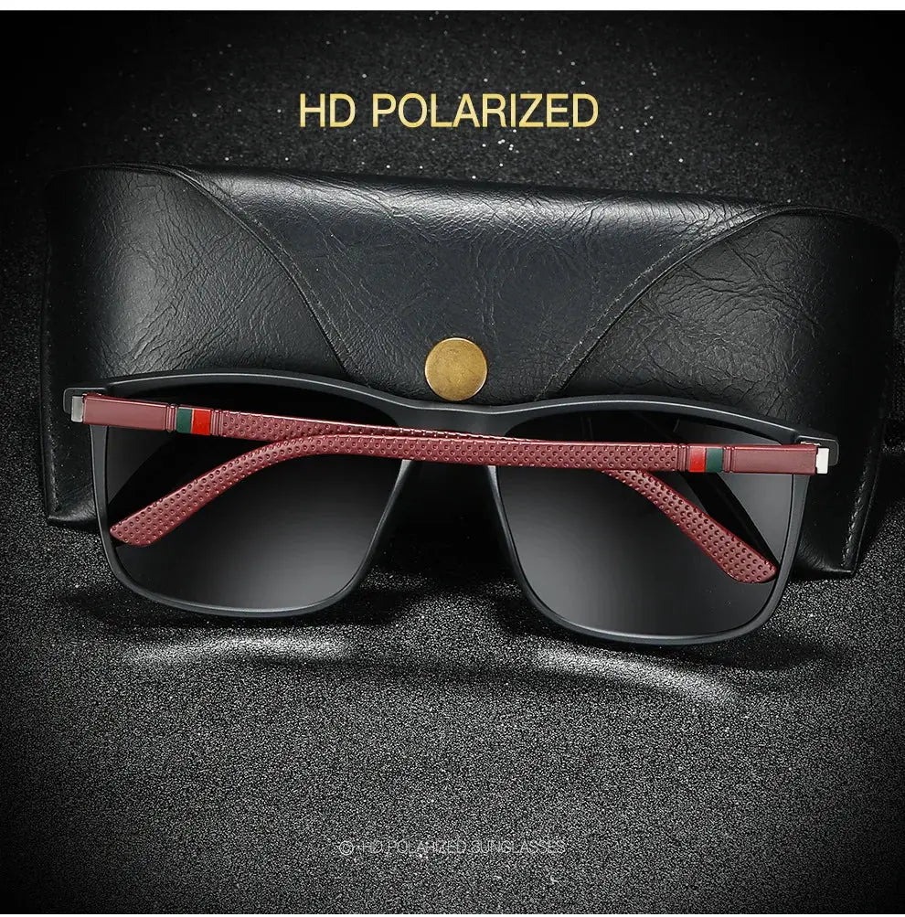 Sports Sunglasses for Men Polarized Comfortable Wear Square Sun Glasses Male Light Weight Eyewear Accessory with Origina UV400 Tech Triumph Shop