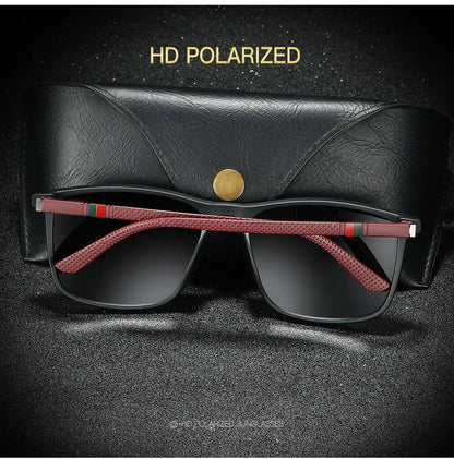 Sports Sunglasses for Men Polarized Comfortable Wear Square Sun Glasses Male Light Weight Eyewear Accessory with Origina UV400 Tech Triumph Shop