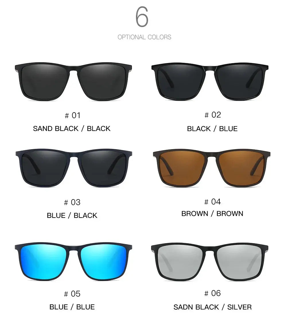 Sports Sunglasses for Men Polarized Comfortable Wear Square Sun Glasses Male Light Weight Eyewear Accessory with Origina UV400 Tech Triumph Shop