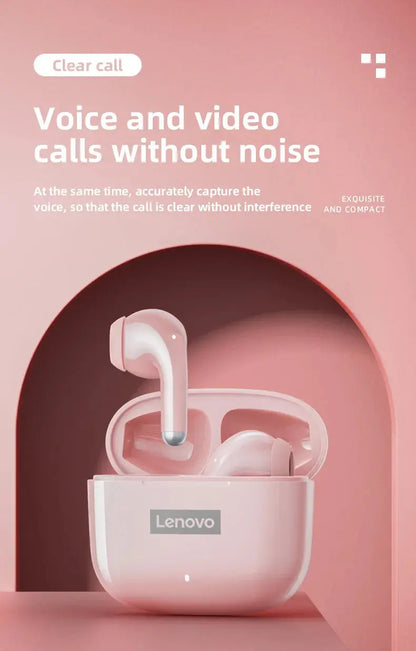 Lenovo LP40 Pro TWS Bluetooth 5.1 Quick Connect Earphones Ergonomic Design Headphones Powerful Transmission Speed Headset Tech Triumph Shop