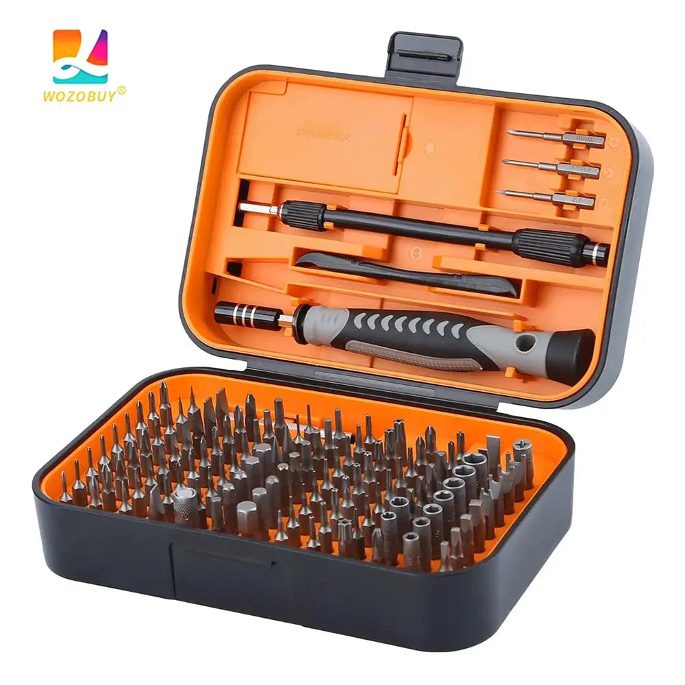 25/115/135/140 in1 Screwdriver Set  Magnetic Torx Phillips Screw Bit Kit  With Electrical Remover Wrench Repair Phone PC Tools Tech Triumph Shop