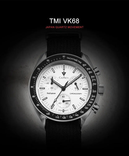 CADISEN New Men's Watches Luxury Quartz Wrist Watch For Men Sapphire AR Coated Tech Triumph Shop