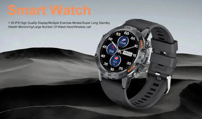 LIGE New1.39" Bluetooth Call Smart Watch Men Outdoor Sport Fitness Heart Rate Health Monitoring Smartwatch for Android IOS Phone Tech Triumph Shop