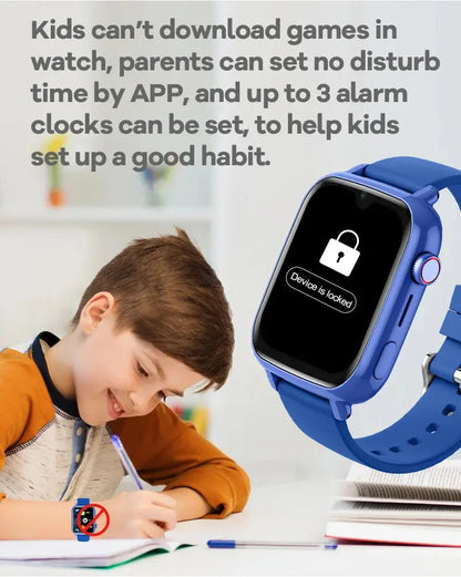 4G Smart Watch Kids GPS WIFI Video Call SOS APP Download Child Smartwatch Camera Monitor Tracker Location Phone Watch - Tech Triumph Shop