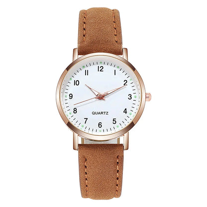 Reloj Mujer Fashion Watch For Women Leather Belt Watches Ladies Luxury Analog Quartz Luminous Wristwatch Clock Relogio Feminino Tech Triumph Shop