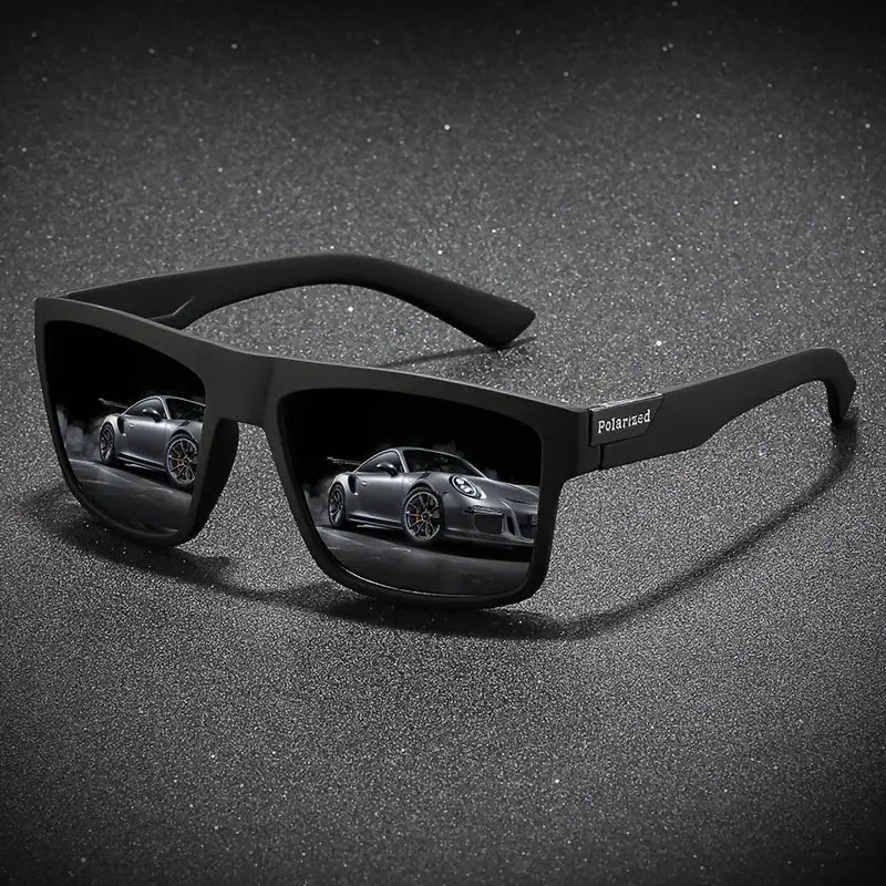 Fashion Vintage Square Polarized Sunglasses Men Women Driving Fishing Luxury Brand Designer Sun Glasses Driver's Eyewear UV400 Tech Triumph Shop