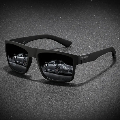 Fashion Vintage Square Polarized Sunglasses Men Women Driving Fishing Luxury Brand Designer Sun Glasses Driver's Eyewear UV400 Tech Triumph Shop