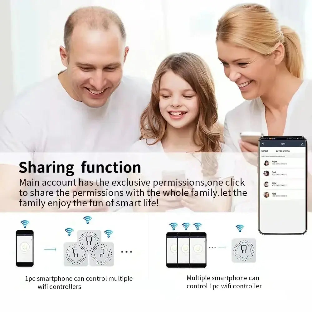 16A MINI Wifi Smart Switch Breaker 2WAY Control Timer Wireless Switches Smart Home Automation Work With Tuya Alexa Google Home Tech Triumph Shop