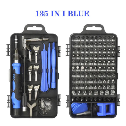 25/115/135/140 in1 Screwdriver Set  Magnetic Torx Phillips Screw Bit Kit  With Electrical Remover Wrench Repair Phone PC Tools Tech Triumph Shop