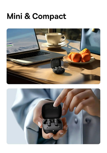 Baseus Bowie E19 Wireless Earphones Bluetooth 5.3 Big Bass 12mm Drivers IPX5 Waterproof Earbuds 33Hrs Battery Life Headphones Tech Triumph Shop
