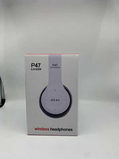 P47 Wireless bluetooth headphone With Mic Noise Cancelling Headsets Stereo Sound Earphones Sports Gaming Headphones Supports PC Tech Triumph Shop