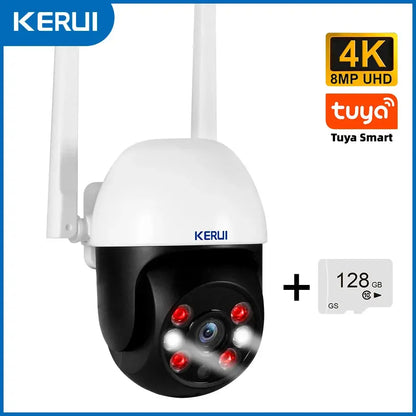 KERUI 5MP 8MP 4K PTZ WiFi IP Wireless Camera Tuya Smart Outdoor Home Security Dual Lens 10MP 5K Camera CCTV Video Surveillance Tech Triumph Shop