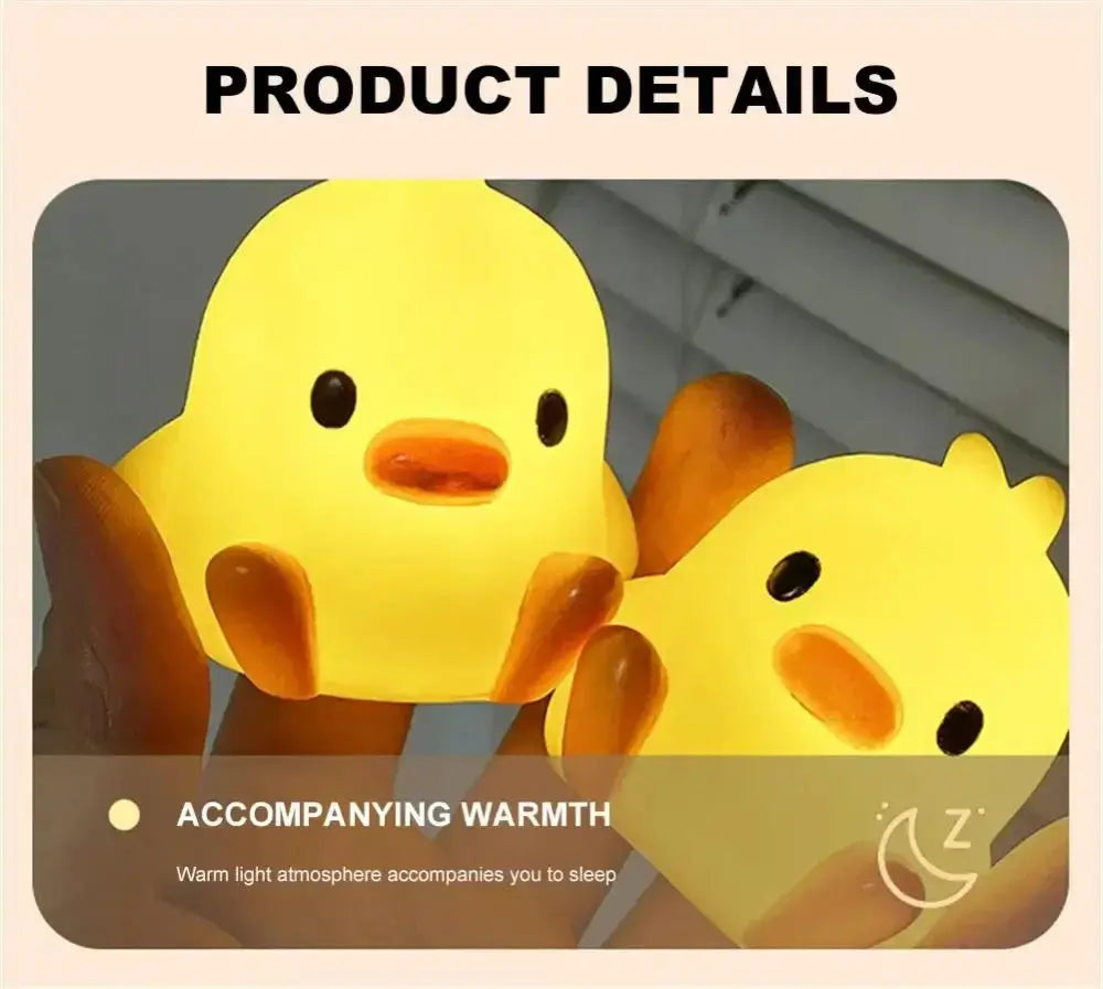 Duck Night Light Bedroom Decoration Cute Cartoon Animal Night Light Christmas Gifts For Kids Room Bedside Sleeping Lamp Tech Triumph Shop