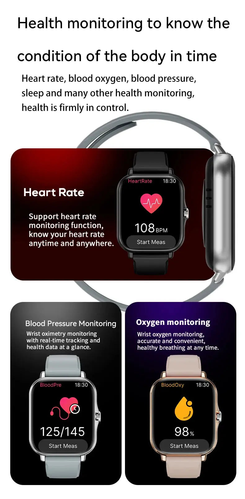 LAXASFIT 2025 New Smart Watch Bluetooth Talk Full Touch Screen Heart Rate Monitor Sports Fitness Smart Watch Men Women Gift - Tech Triumph Shop