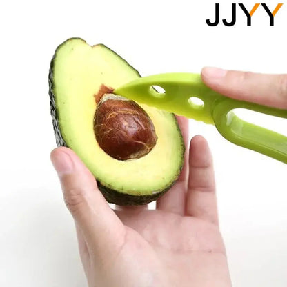 JJYY 3 In 1 Avocado Slicer Shea Corer Butter Fruit Peeler Cutter Pulp Separator Plastic Knife Kitchen Vegetable Tools Tech Triumph Shop