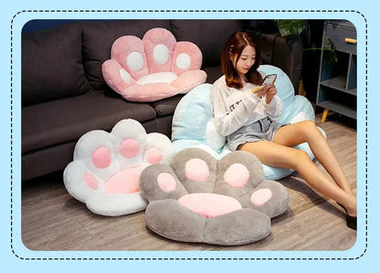 Cat Paw Chair Cushion Lovely Cat Paw CushionCat Paw Shape Chair Cushion Cozy Seat Pad Floor Cushion Seat Pillow Tech Triumph Shop