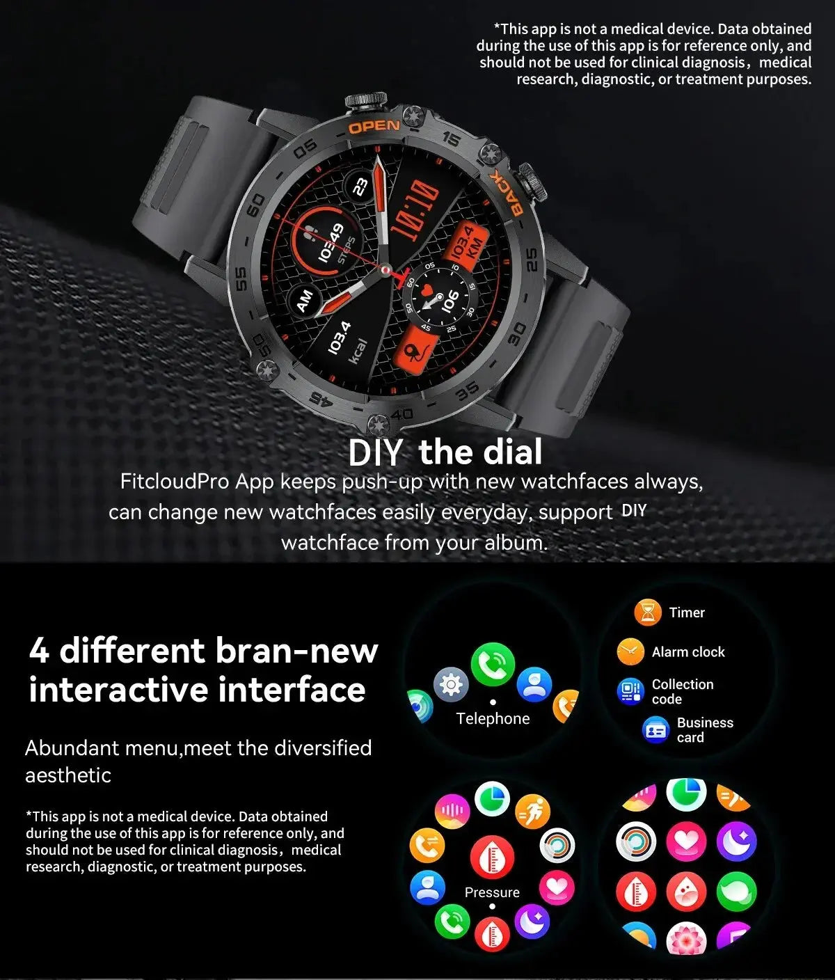 LIGE New1.39" Bluetooth Call Smart Watch Men Outdoor Sport Fitness Heart Rate Health Monitoring Smartwatch for Android IOS Phone Tech Triumph Shop