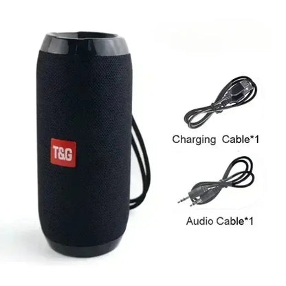 Portable Speaker Wireless  Bluetooth-compatible Subwoofer Outdoor Waterproof Loudspeaker Stereo Surround Support FM RadioTF - Tech Triumph Shop
