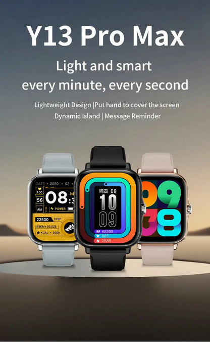 LAXASFIT 2025 New Smart Watch Bluetooth Talk Full Touch Screen Heart Rate Monitor Sports Fitness Smart Watch Men Women Gift - Tech Triumph Shop