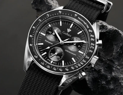 CADISEN New Men's Watches Luxury Quartz Wrist Watch For Men Sapphire AR Coated Tech Triumph Shop